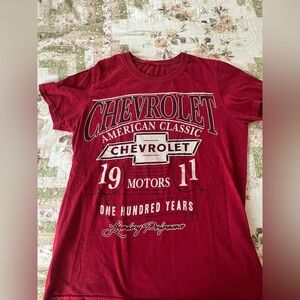 Red Chevrolet classic T shirt